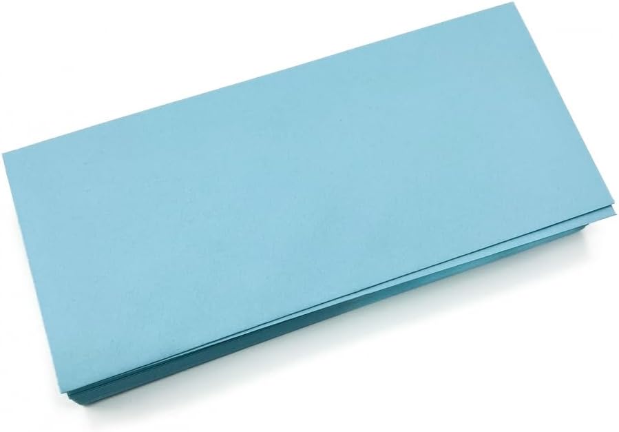 Limited Papers (TM) No. 10 Regular Standard Mailing Envelope - Pastel - Soft - 24 Pound (4.8 inch x 9.5 inch) - Announcement, Invoices, Checks, Letters, Contracts, Business Envelopes (Blue, 250)