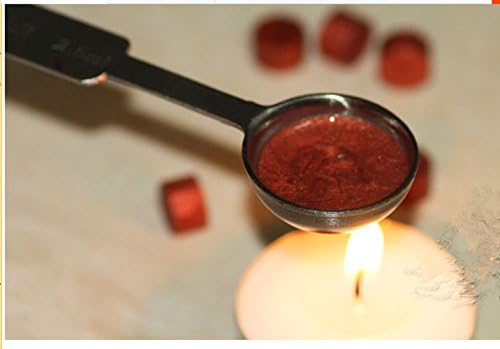 Custom Logo Picture Letters Monogram Sealing Wood Handle Wax Seal Stamp Melting Spoon Colorful Wax Sticks Wood Gift Box Set Kit