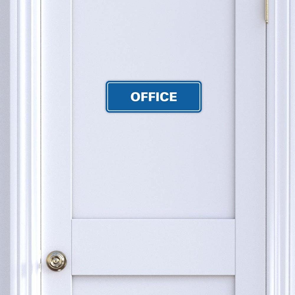 Signs ByLITA Standard Office Sign - Professional Business Signage - Easy to Install (Brushed Gold) - Large 10 Pack