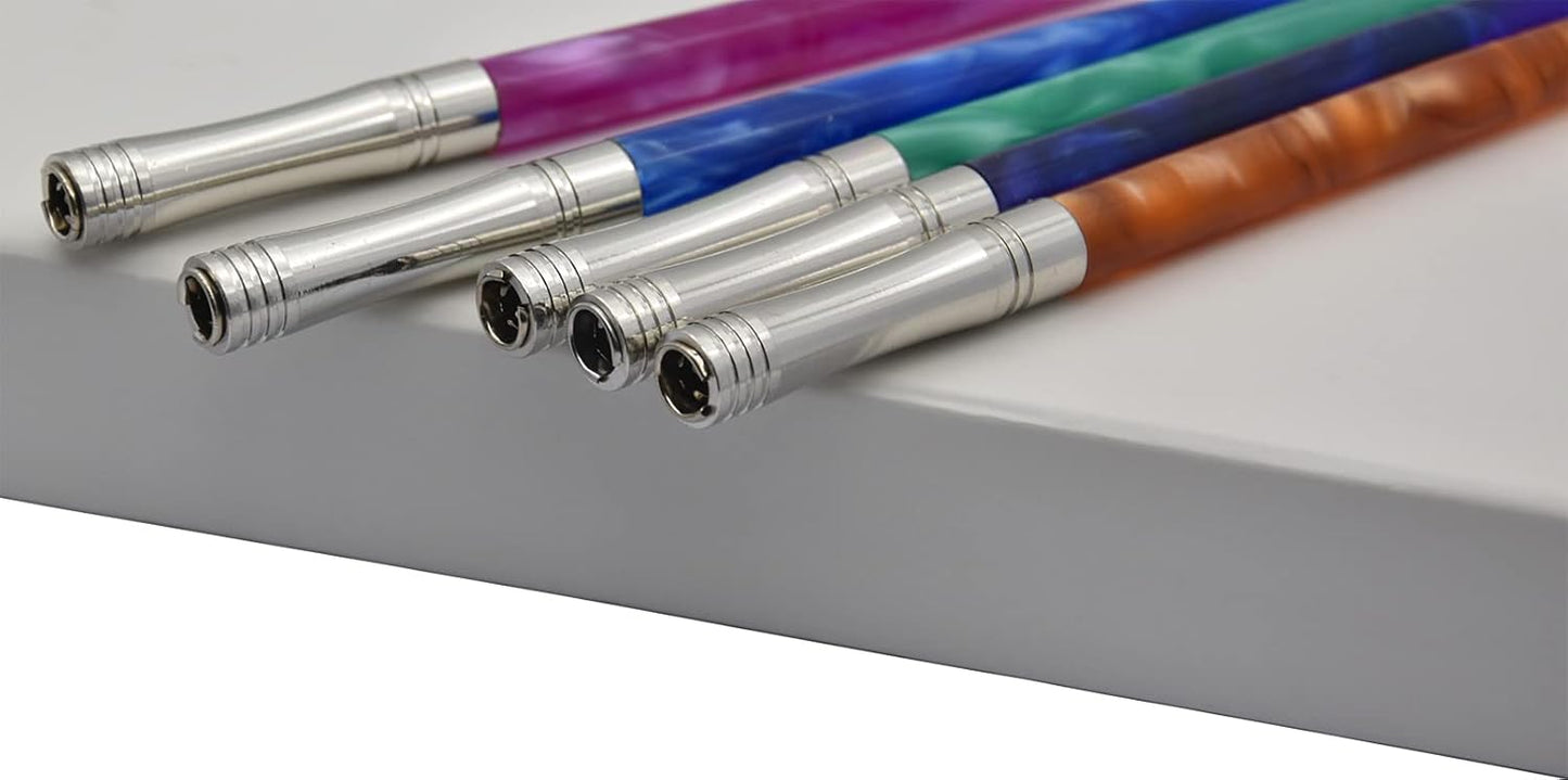 Gullor Resin Dip Pen Handcrafted Calligraphy Set with 33 Nibs for Art, Signatures, Drawing, Caligraphy Kits for Beginners, Fuchsia