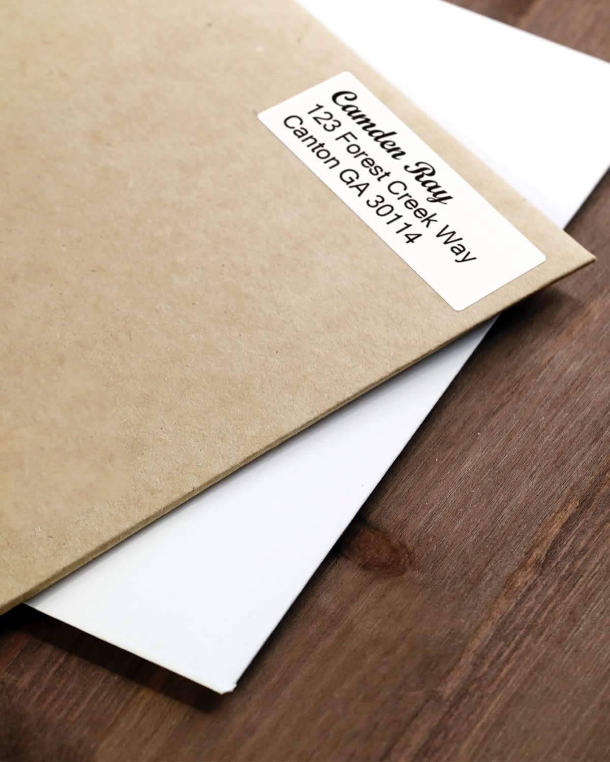 Phomemo Address Labels for M-Series Label Makers, Thermal Mailing Stickers, Easy to Peel Off. White, 1" x 2-5/8", 130 Per Roll, 3 Rolls