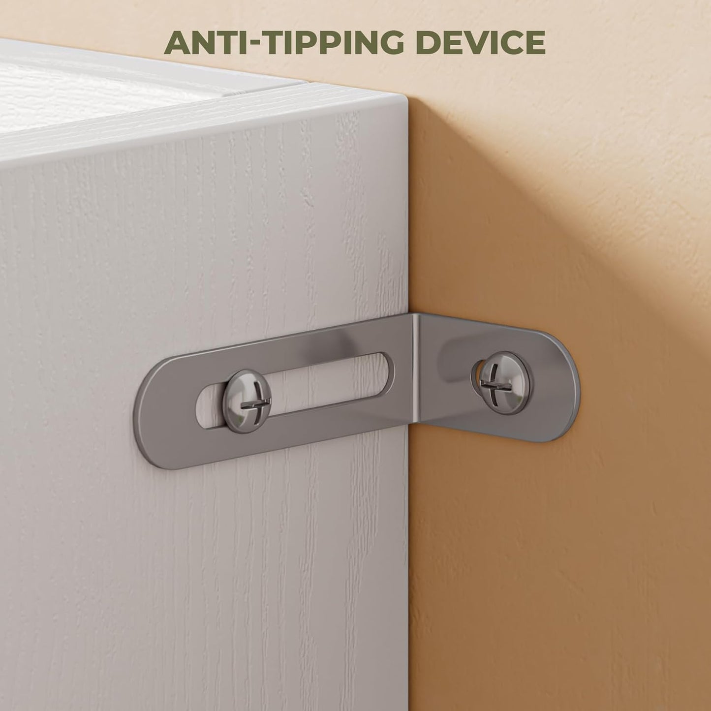 IRONCK Bookshelves and Bookcase, 6 Tiers Large Bookshelf with 4 Doors, Floor Standing Tall Display Storage Shelves for Home Office, Living Room, Bedroom, White