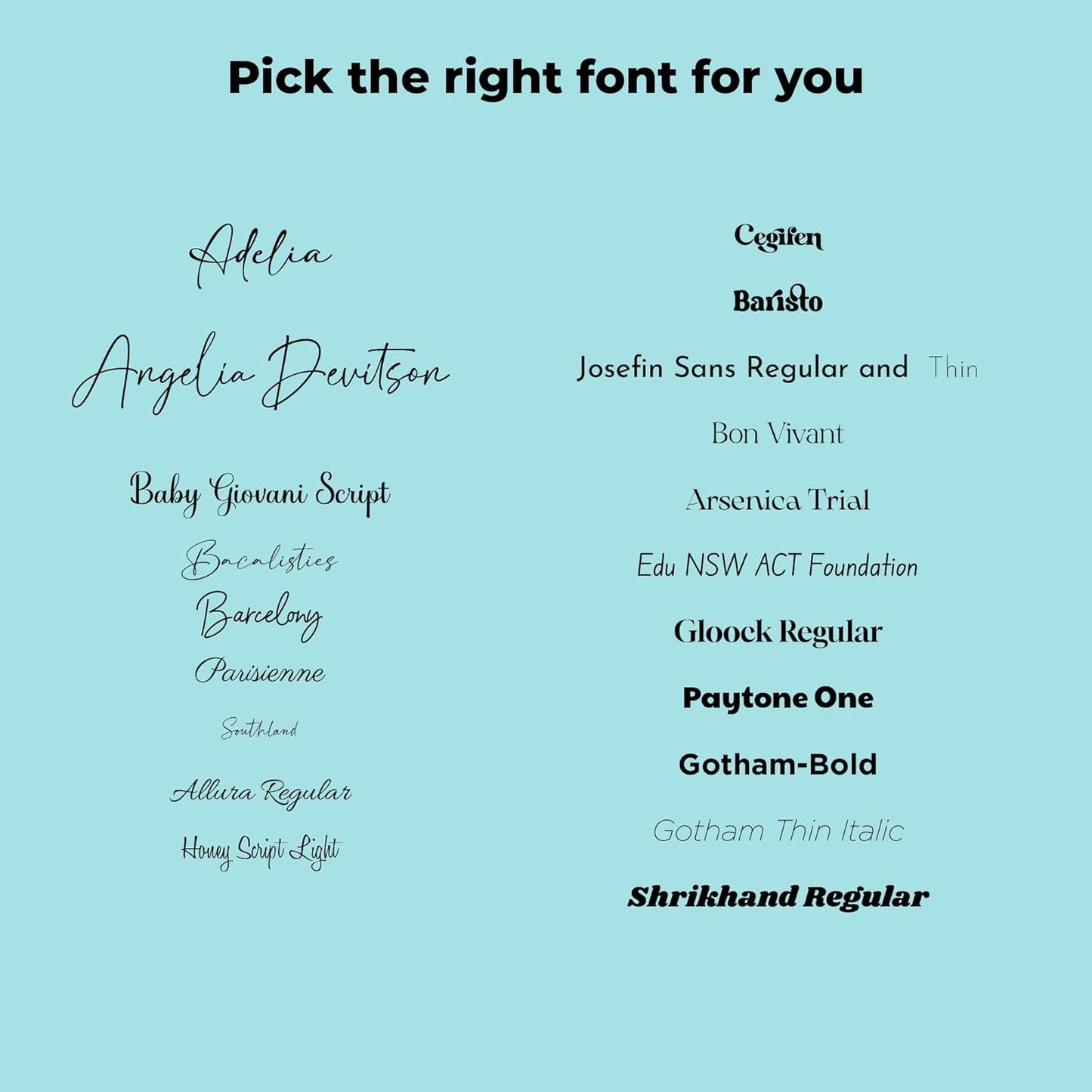 EGD Acrylic Desk Name Plate Personalized I Cute Office Decor I Office Desk Accessories with Various Material Options I Personalized Name Plate with Font Options (10 x 3.5 Inch) (1. Acrylic)