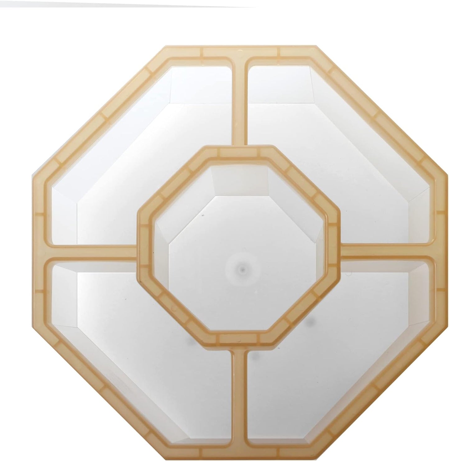 Desk Organizer, 360-Degree Rotating Multi-Functional Pen Holder, 5 Compartments Desktop Stationary Organizer, Home Office Art Supply Storage Box Caddy