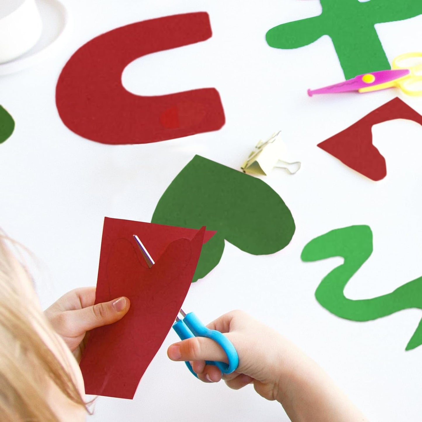 100 Sheets Dark Red Cardstock 8.5 x 11 Red Printer Paper, Goefun 80lb Card Stock Paper for Christmas, Valentines, Invitations and Craft