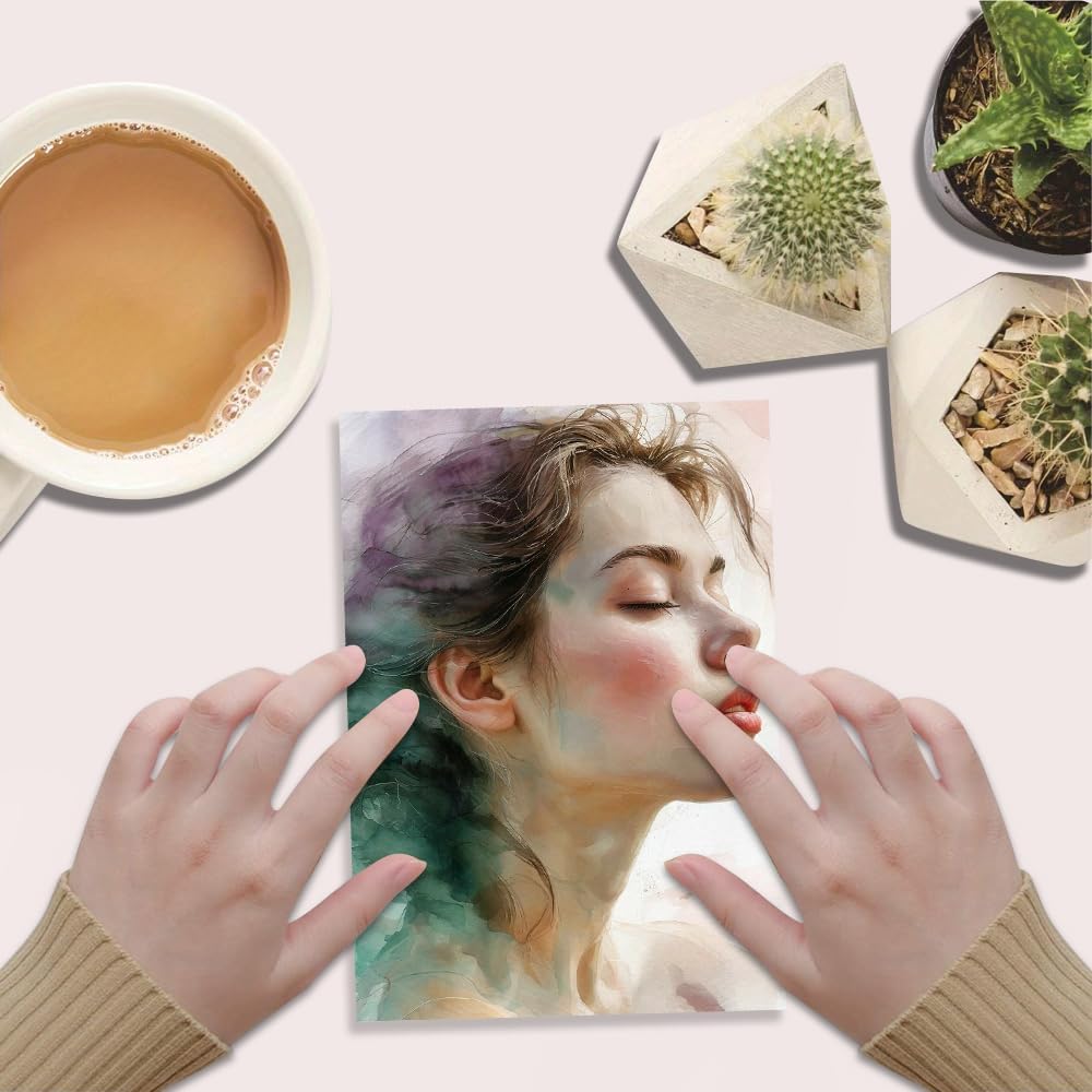 Printer Paper - 100 Sheets, A5 Premium Bright White Paper, 28lb Bond / 70lb Text (105 gsm) Bright White Paper – Great for Copy, Printing, Writing, 5.83" x 8.27" (148 x 210 mm)