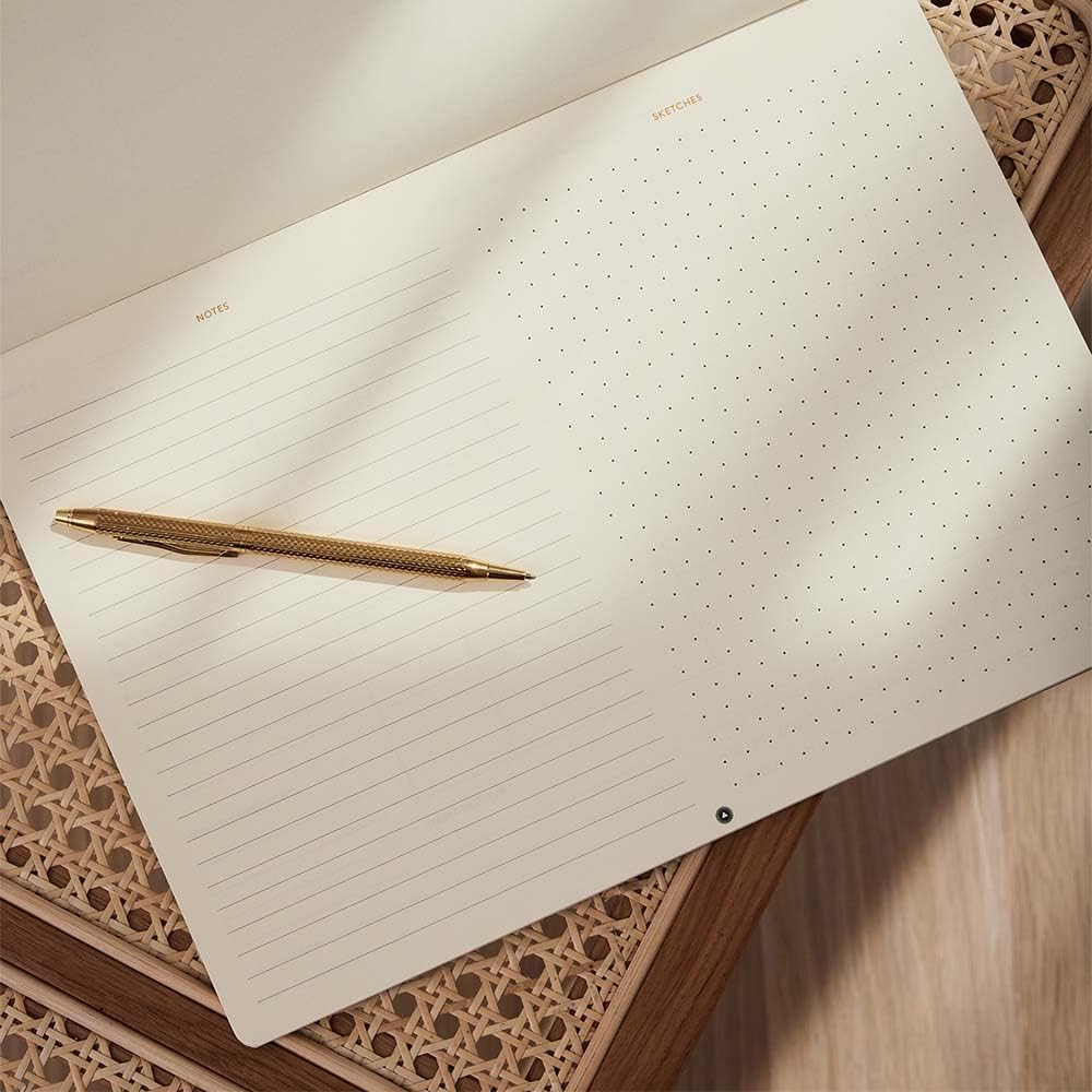 Intelligent Change Monthly Desk Pad, 2-Year Productivity Planner, Tear-Out Deskpad for to-Do List, Calendar, Productivity Tools for Time Management and Mindfulness, A4 Size, Black