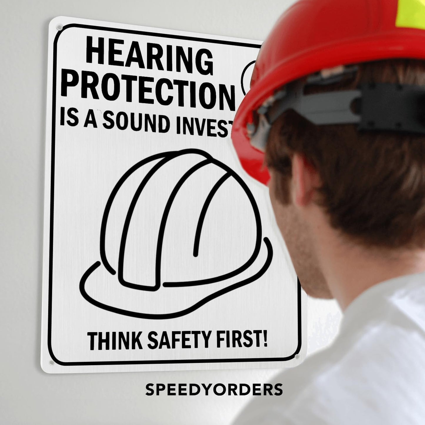 Custom Outdoor Metal Sign, Personalized Aluminum Safety and Business Signs, Waterproof (White, 24x18 In)