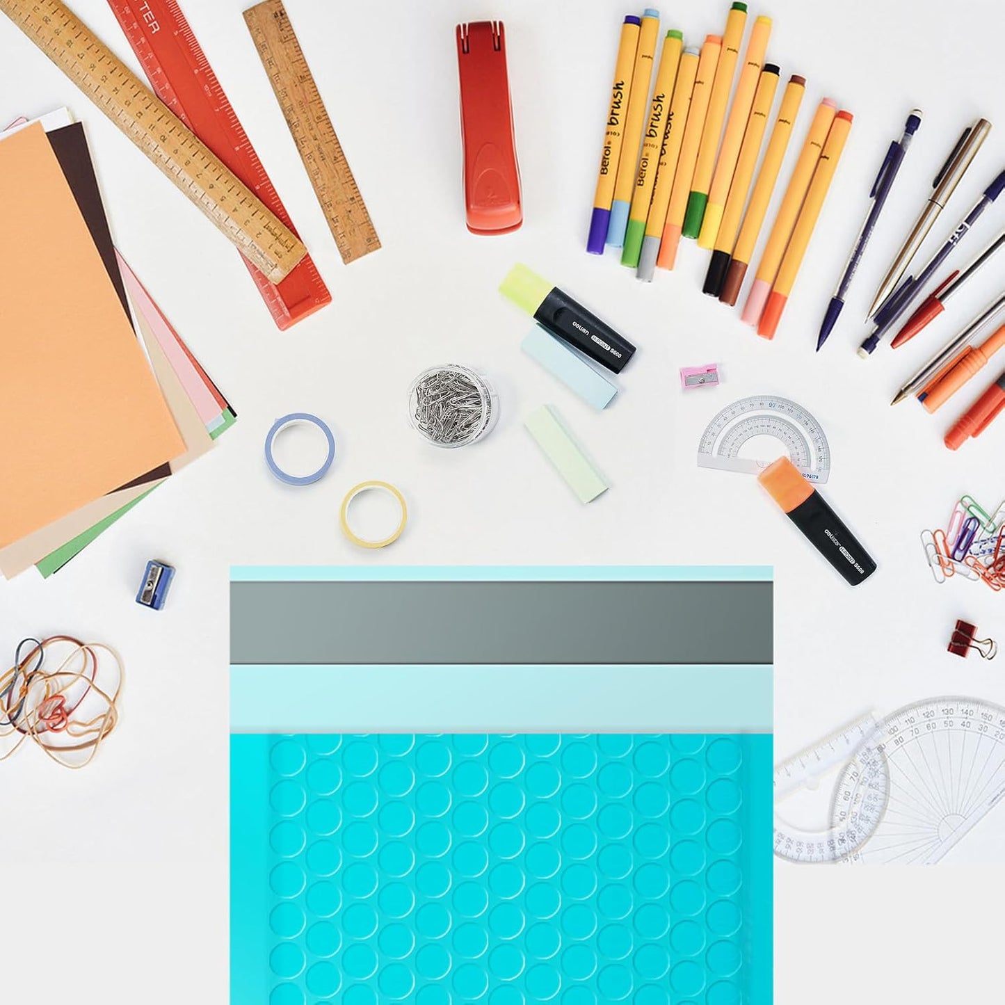 Bubble Mailers 3.5x5 inch 40Pack Teal Bubble Mailers Self-Seal Padded Mailing Envelopes Bubble Opaque Padded Mailer for Small Businesses to Package and Mail Jewelry Cosmetics#0000