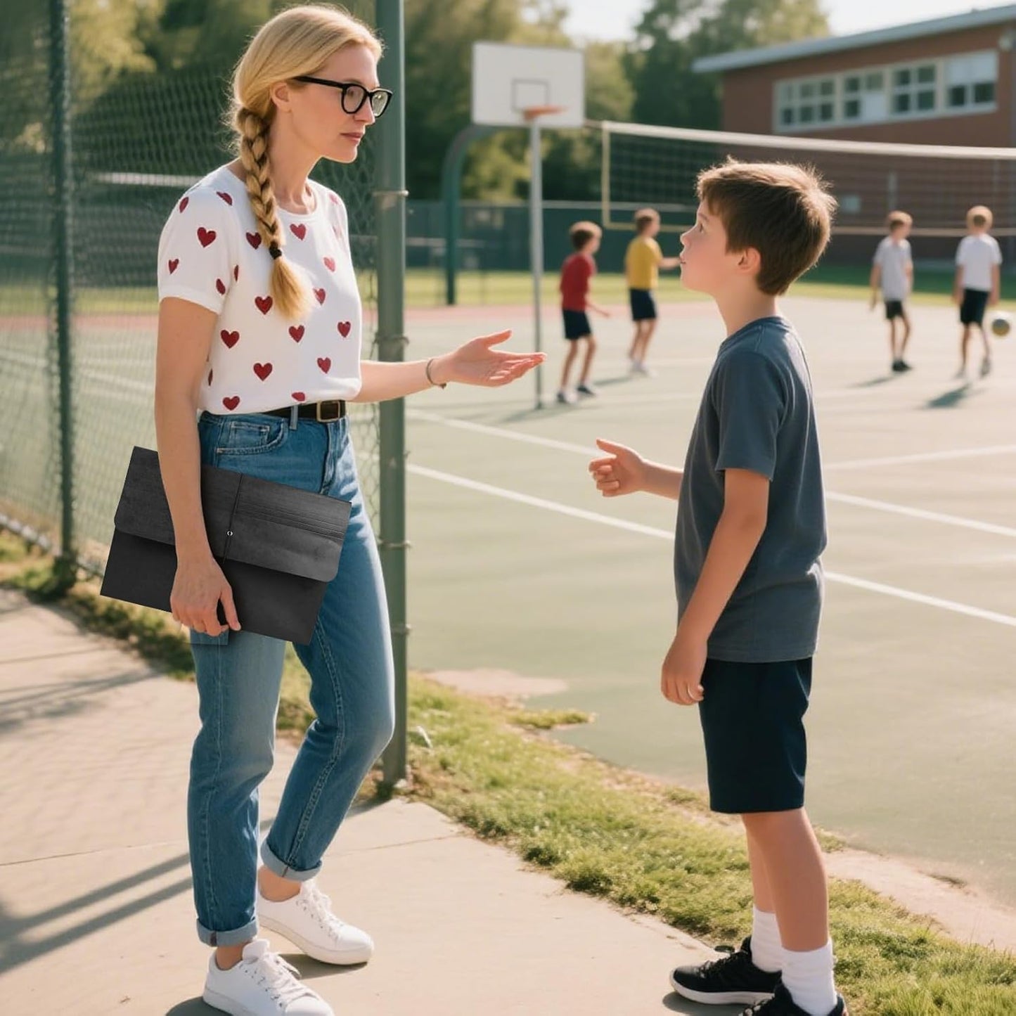 Expanding Accordion File Folder with Flap and Elastic Cord Closure Letter Size Accordion File Wallet Expanding Pocket Folders Document Organizer,4 inch Expansion,6 Pack,Black