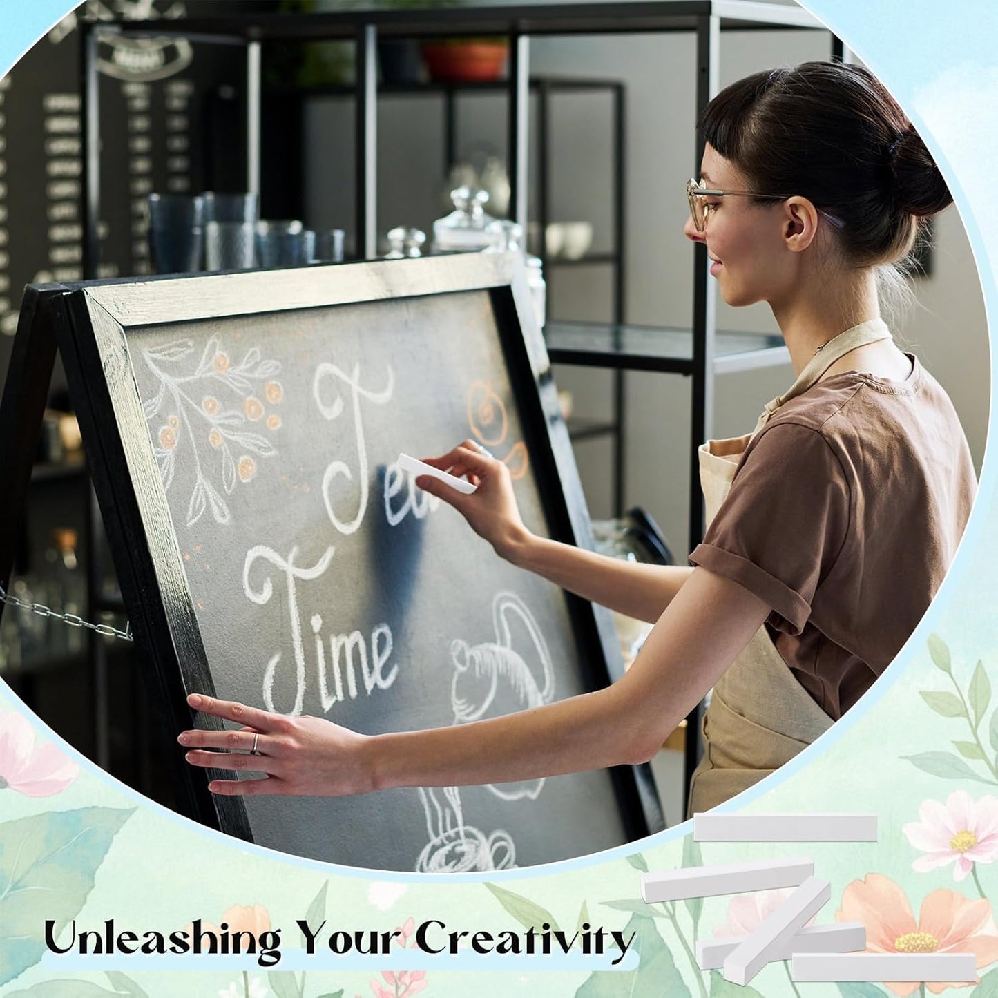 48 Pcs Soft Chalk Pastels Set Soft Pastel for Artists Square Sketch Chalk Non-toxic Artist Pastel Sticks for Professional Artists Students and Art Lovers(White)