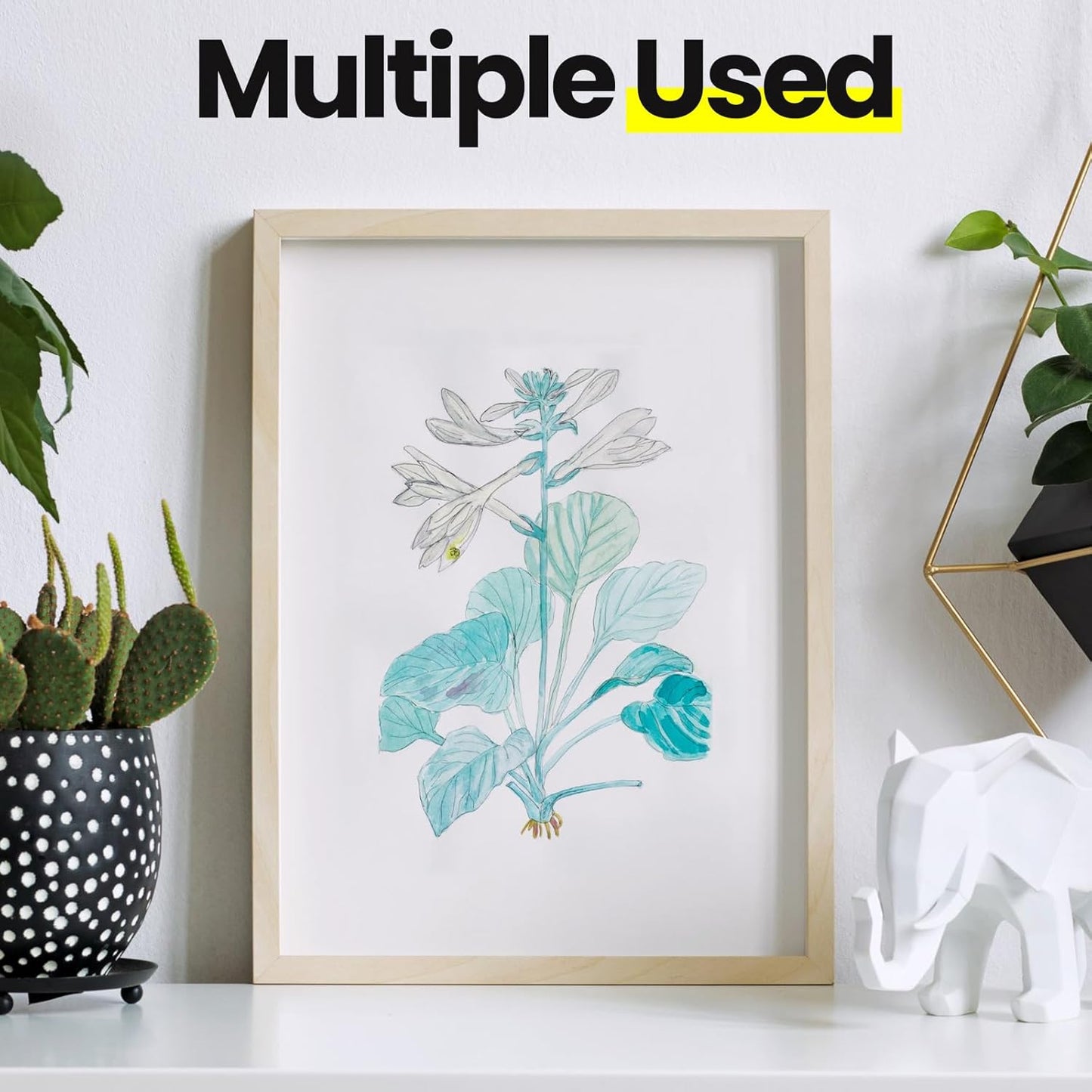 Harloon 500 Sheets Construction Paper Bulk Heavyweight A4 Size Thick Construction Paper Cardstock for DIY Craft Supplies (120 GSM,White)