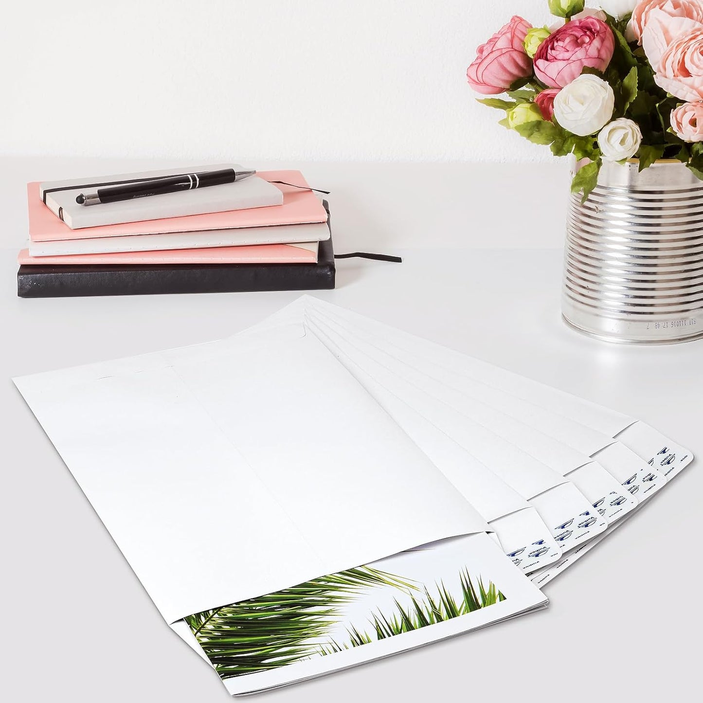 ValBox 9x12 Self Seal Catalog Envelopes 250 Packs White Envelopes with Peel and Seal Flap for Mailing, Organizing and Storage