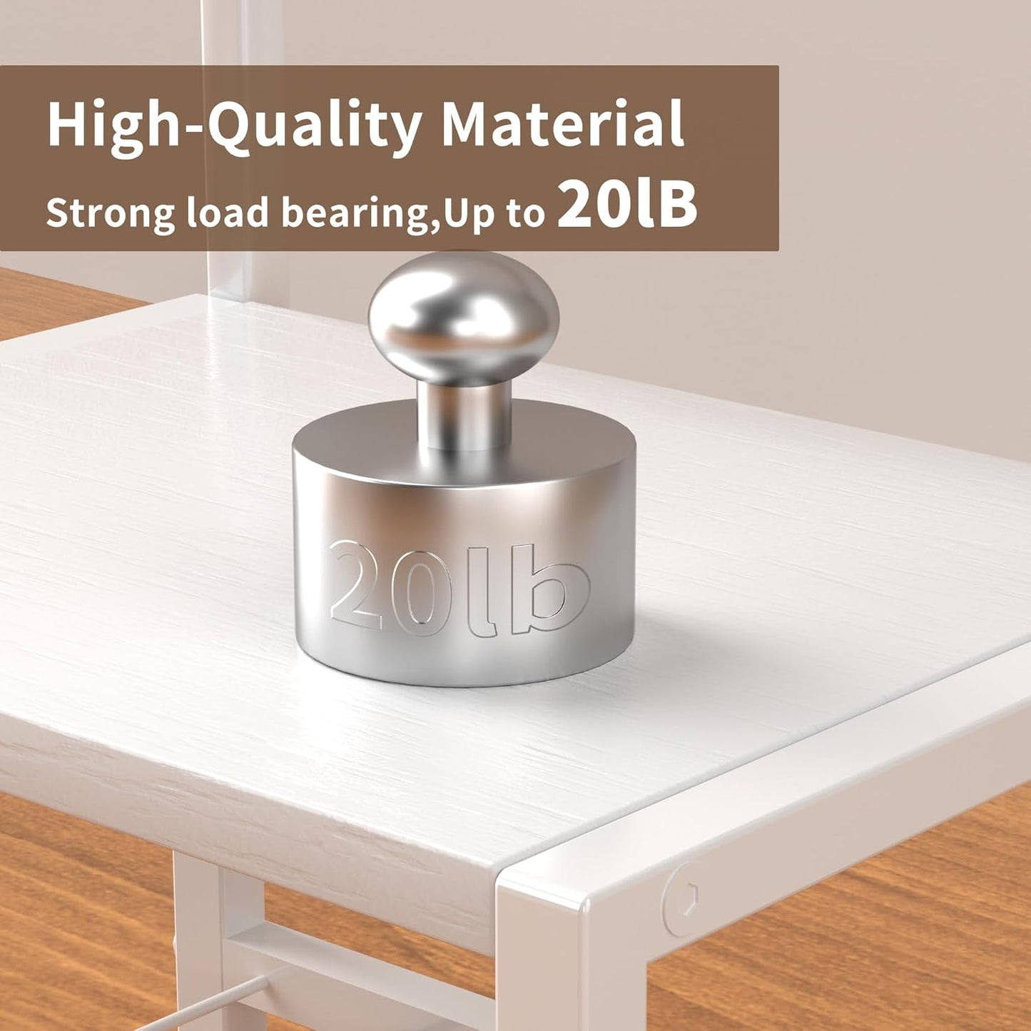 Label Holder for Rolls and Fan-Fold Labels, Sturdy Thermal Sticker Holder for Desktop Thermal Printer, Shipping Label Sticker Dispenser for Home, Office, and Small Businesses