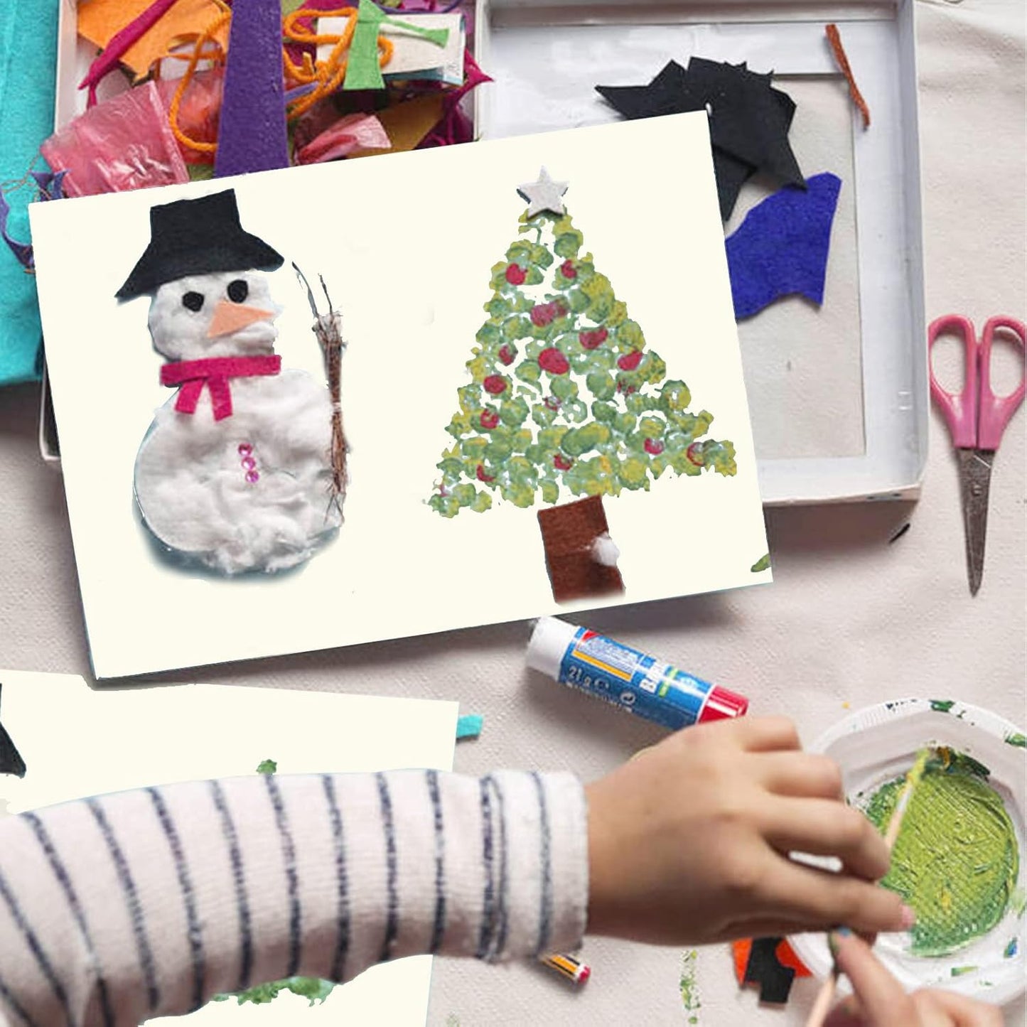 50 Sheets Cream Cardstock 8.5 x 11 Ivory Paper, Goefun Off White Card Stock Printer Paper for Cards Making, Office Printing, Wedding