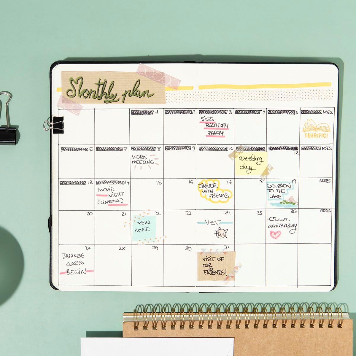 Terrific Book Teacher Rubber Stamp, 3/5 Inch Small Mini Stamp for Scrapbooking Card Making Planner