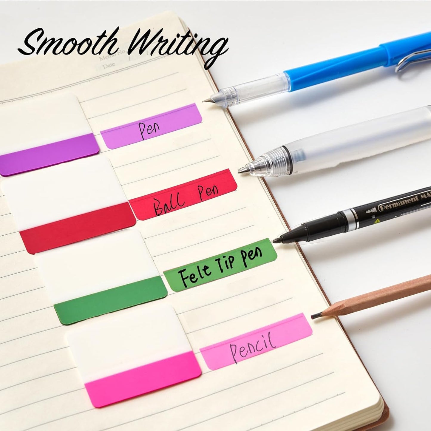 Sticky Tabs – Book tabs, Page Labels for Books, Files & Binders – Strong Adhesive & Repositionable Index Markers for Notebooks& Journals(500 Pieces 2 Inch 21 Sets 10 Colors)