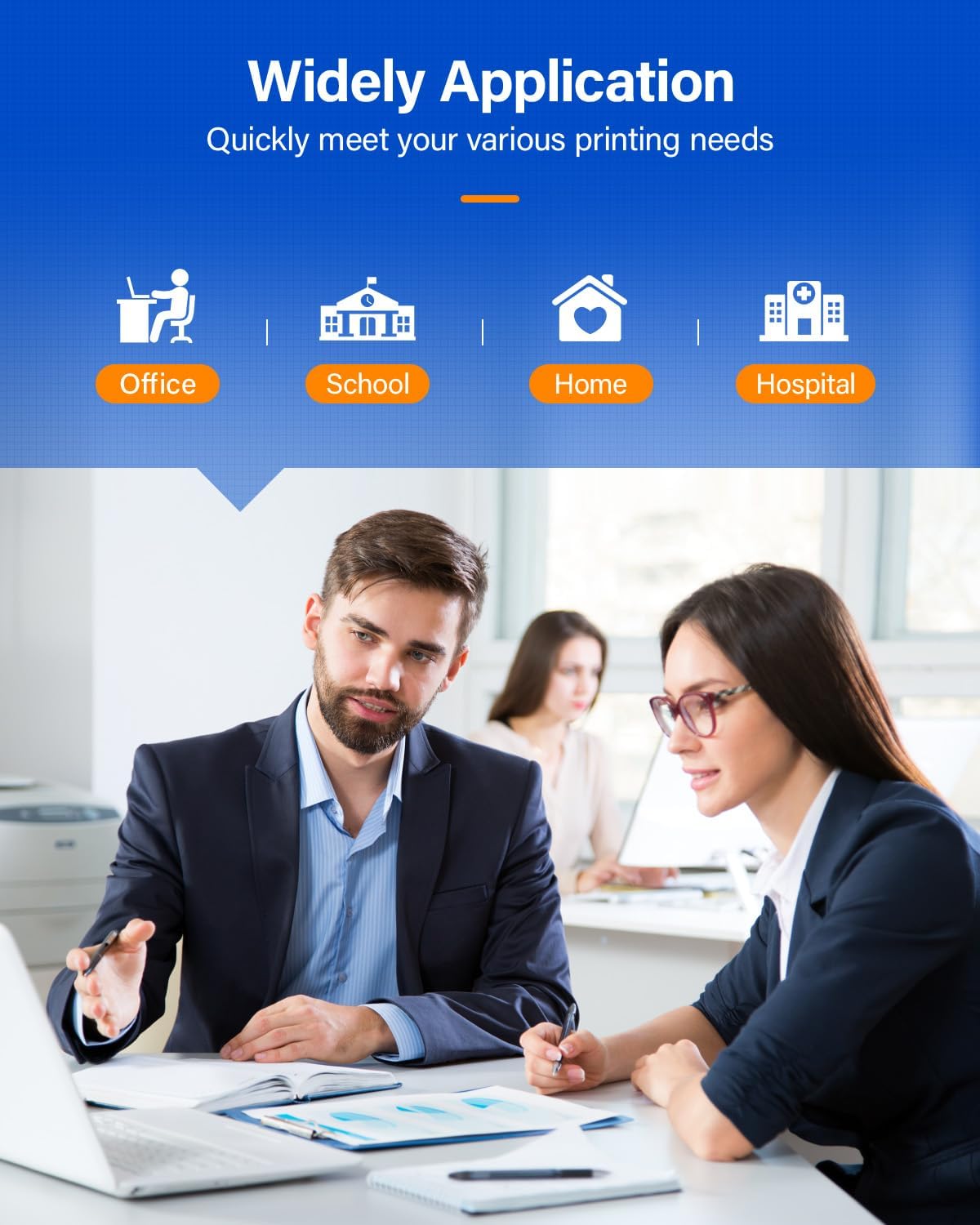 6510 6515 Toner Cartridge Set 4-Pack High-Yield 106R03480 106R03477 106R03478 106R03479 Replacement for Xerox Phaser 6510N 6510DN 6510DNM 6510DNI WorkCentre 6515N 6515DN 6515DNM 6515DNI Printer Ink