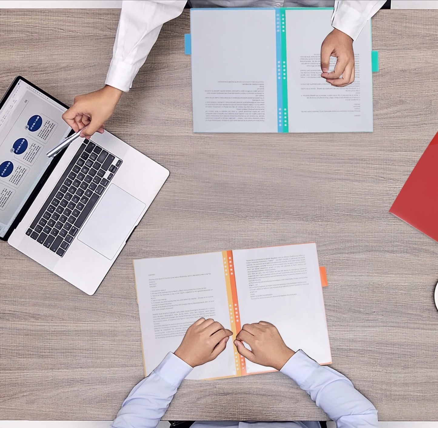 12-Pocket Expanding File Folder with Removable Pages, 6 Numbered Tabs, Colorful A4 Organizer for Office and School