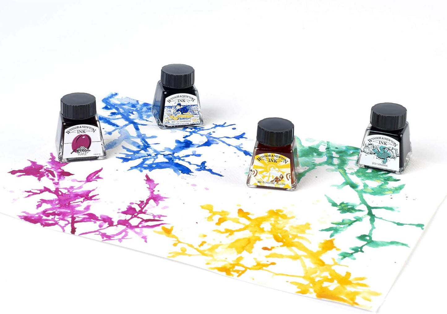 Winsor & Newton Drawing Ink, 14ml Bottle, Silver