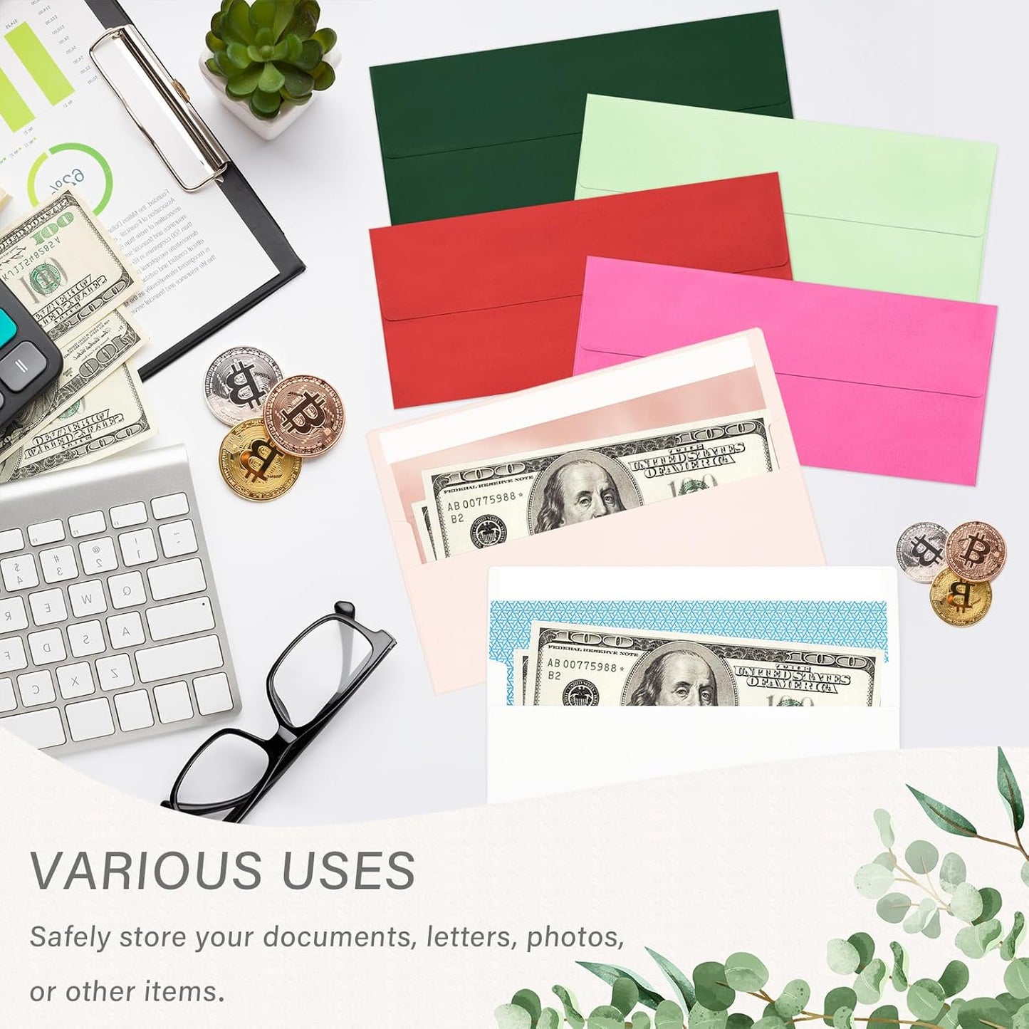 200 Pack #10 Business Envelopes, Self Seal Standard White Envelopes for Secure Business & Legal Mailing, Office, Checks, Letter, Invoices, 4 1/8 x 9 1/2 Inches