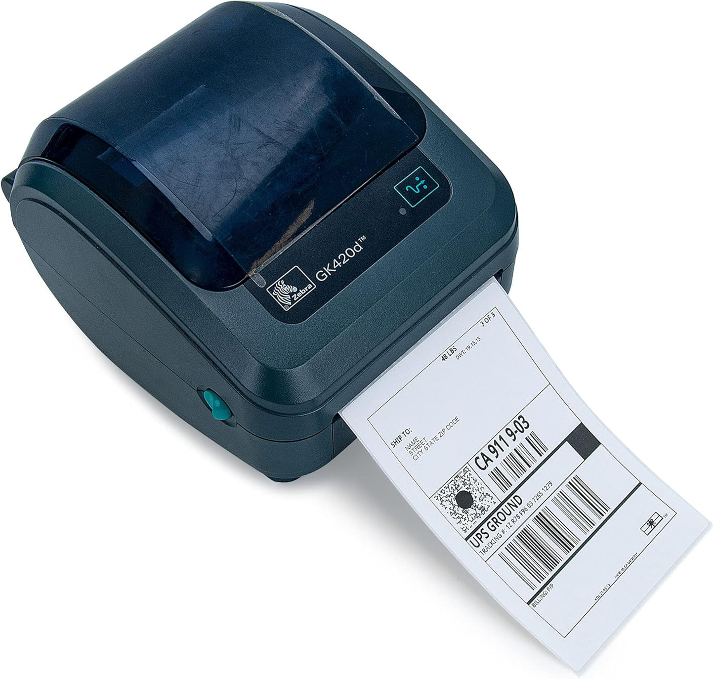 L LIKED 6000 Fanfold 4" x 6" Direct Thermal Labels, with Perforated line for Thermal Printers - Compatible with Zebra & Rollo Printer