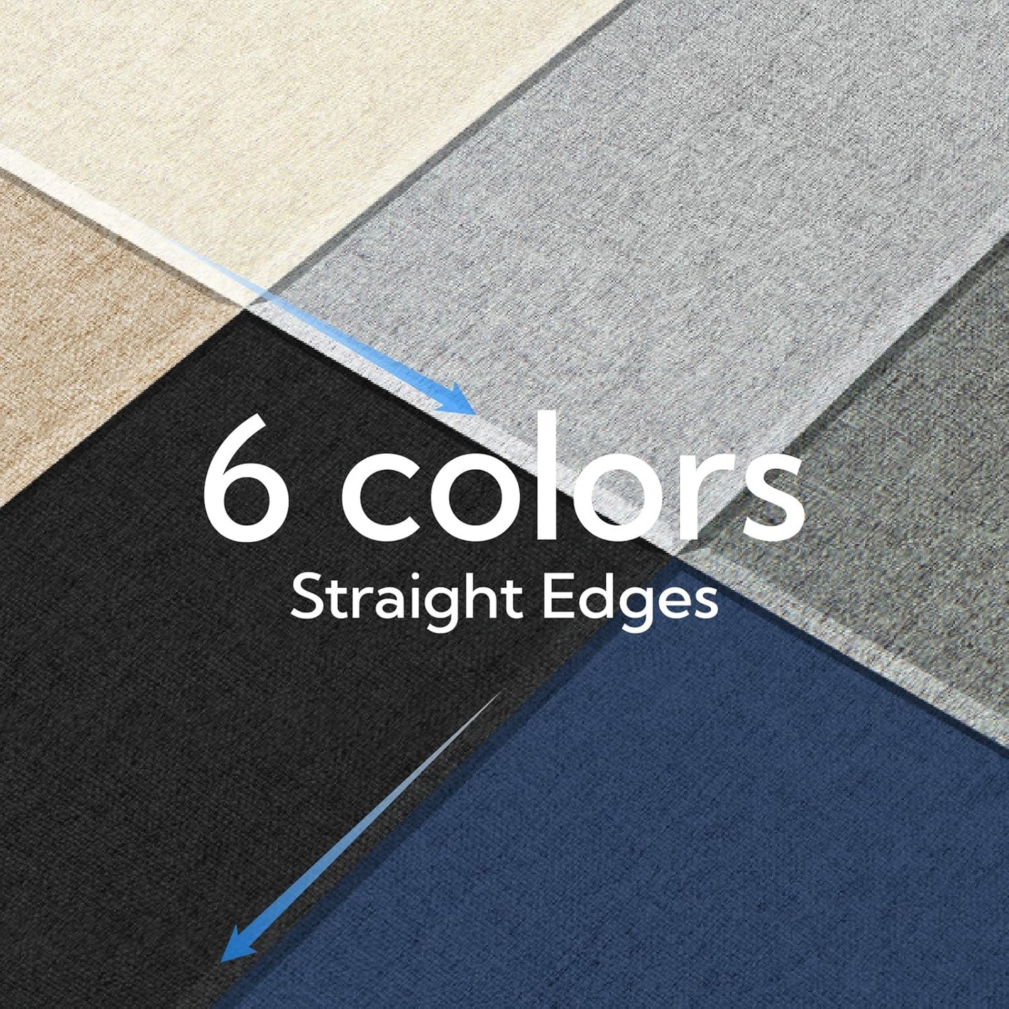 Olanglab Fiberglass Acoustic Wall Panels 4 Pack, 11.8'' x 23.6'' Sound Panels, Fabric Wrapped Sound Proof Panels for Walls (Black)