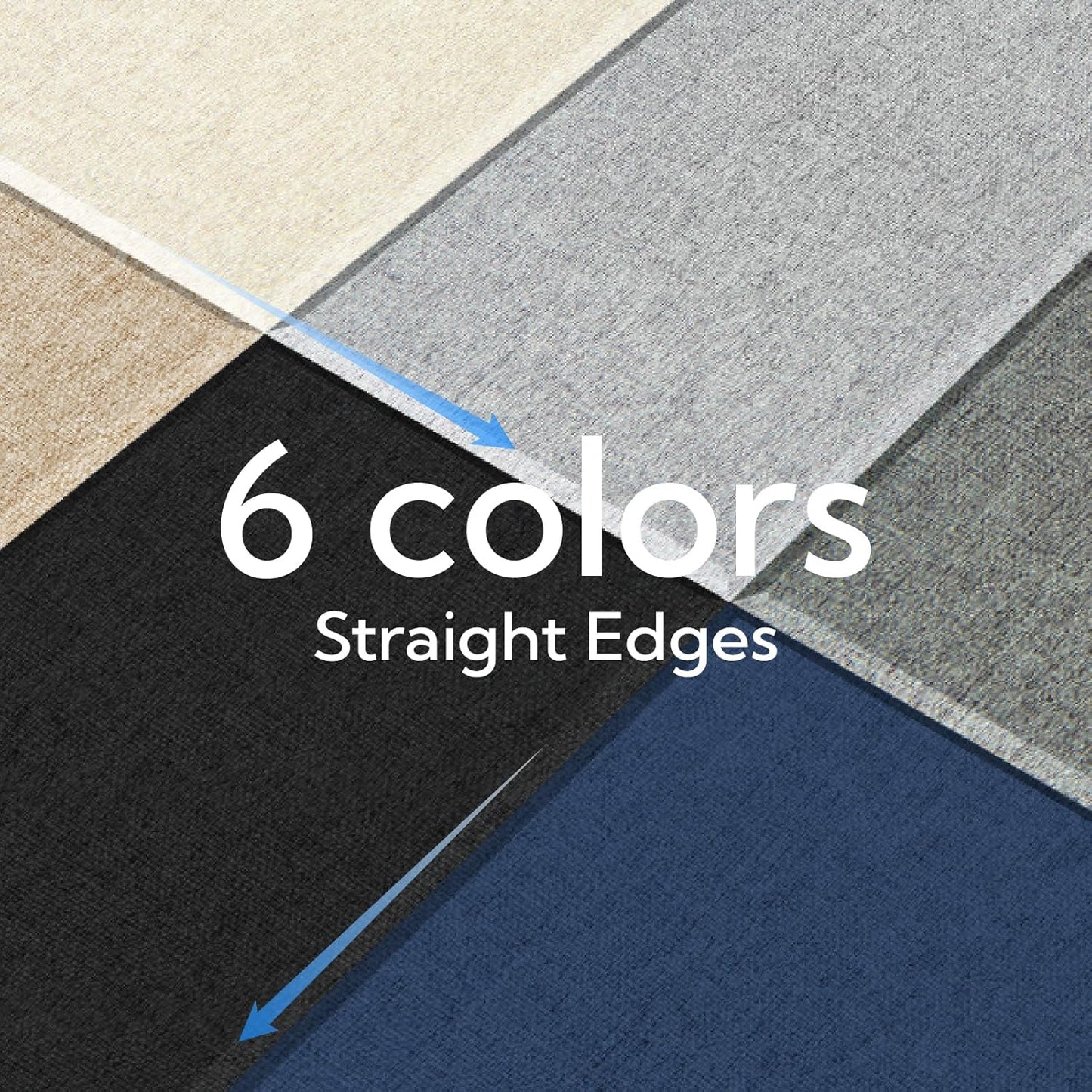 Olanglab Fiberglass Acoustic Wall Panels 4 Pack, 11.8'' x 23.6'' Sound Panels, Fabric Wrapped Sound Proof Panels for Walls (Khaki)