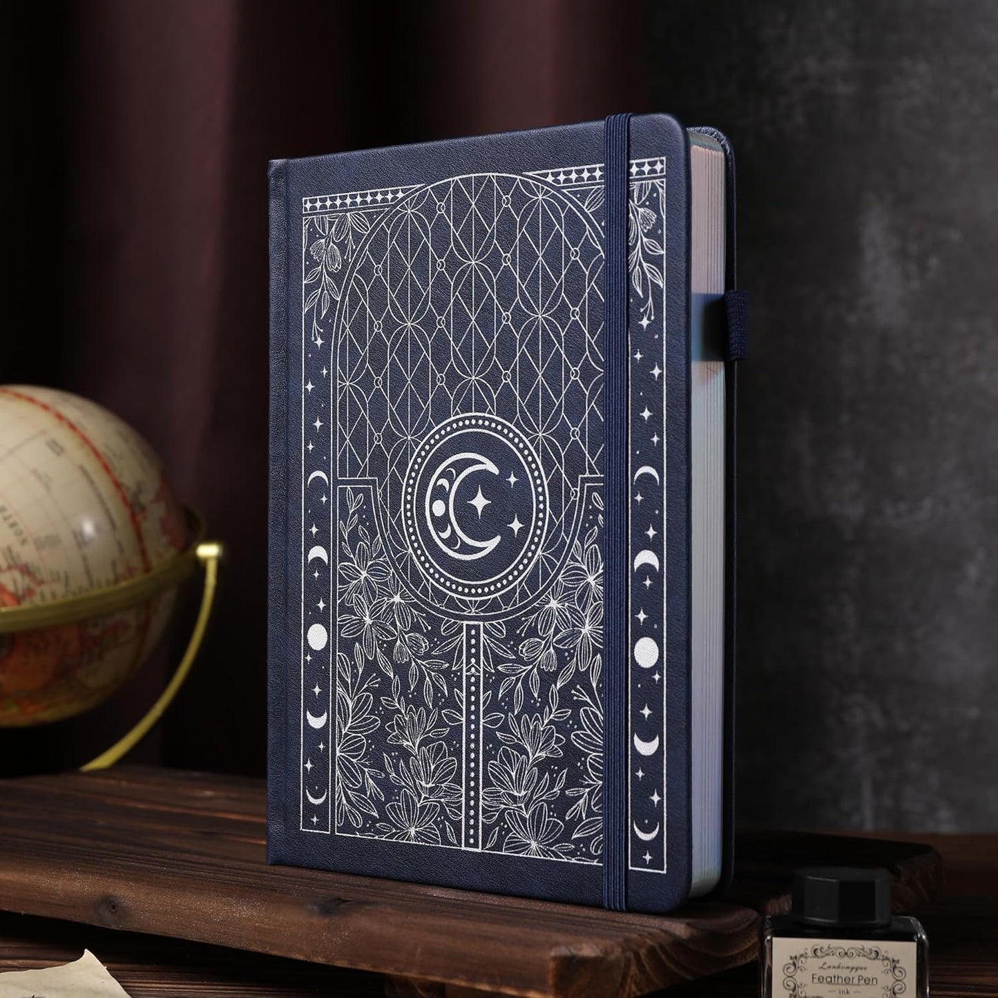 TIEFOSSI Bullet Dotted Journal Notebook, 160gsm 256 Numbered Thick Paper, A5 Hardcover Dotted Grid Diary for Women Men Work Writing, Bullet dot Journaling, Drawing, 5.8 x 8.3 in