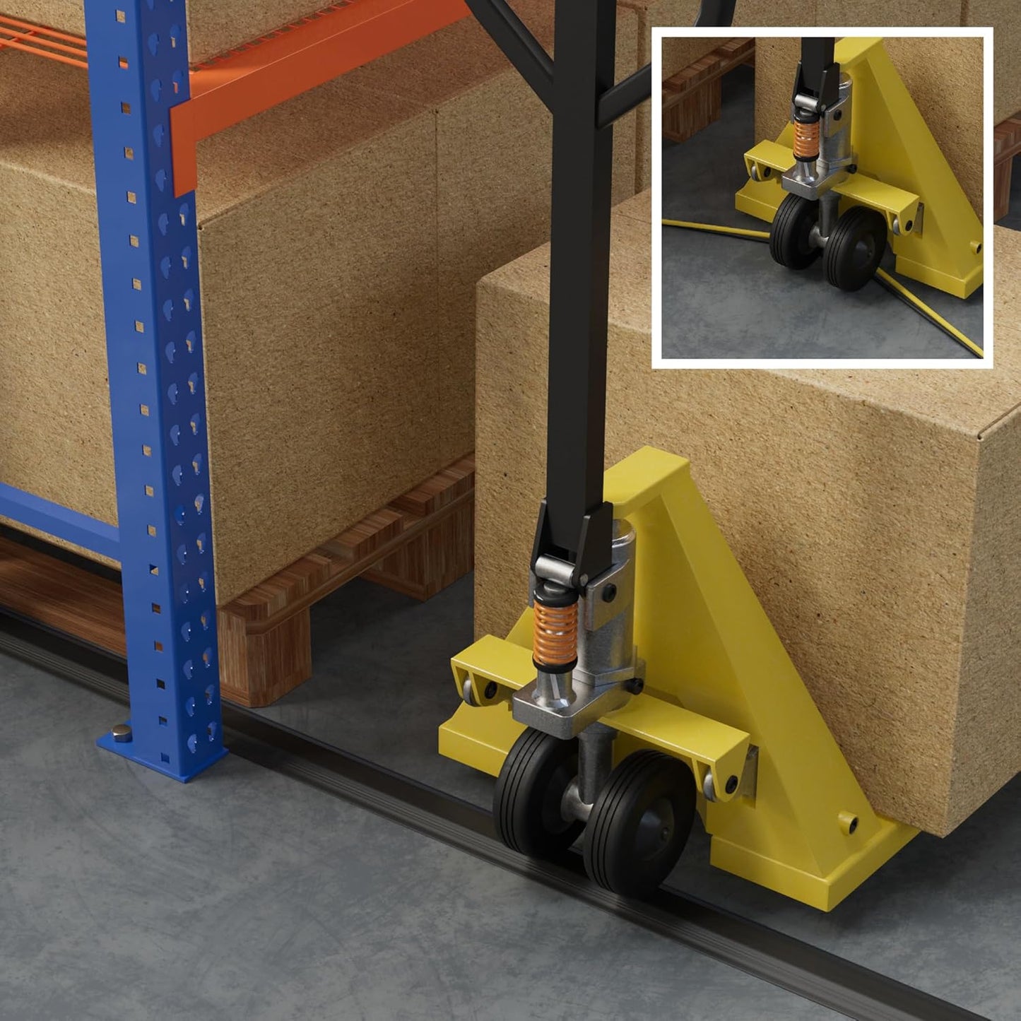 D-Line 6ft Floor Cord Cover, Made in USA Linkable Cable Protector, Hide Extension Cords, Protect Cords, Prevent Cable Trips, Cord Hider, Heavy Duty - Cord Cavity = 1.18" (W) x 0.39" (H) - Black