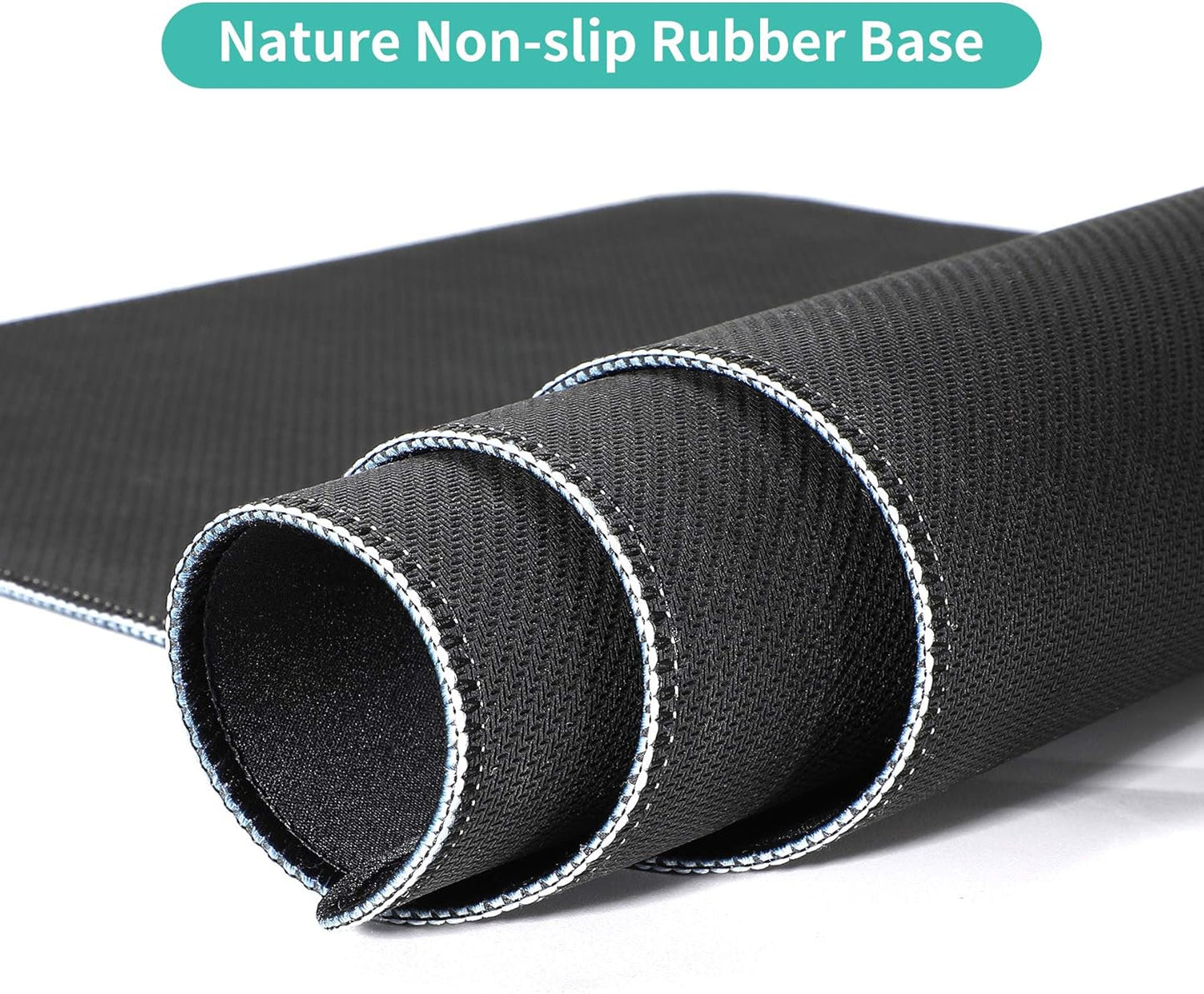 Dynippy Thin Extended Gaming Mouse Pad (31.5 * 11.8 * 0.08 inch) with Stitched Edges Large Mousepad Long XXL Keyboard and Mouse pad Desk Mat for Gaming Office & Home - Artistic Painting