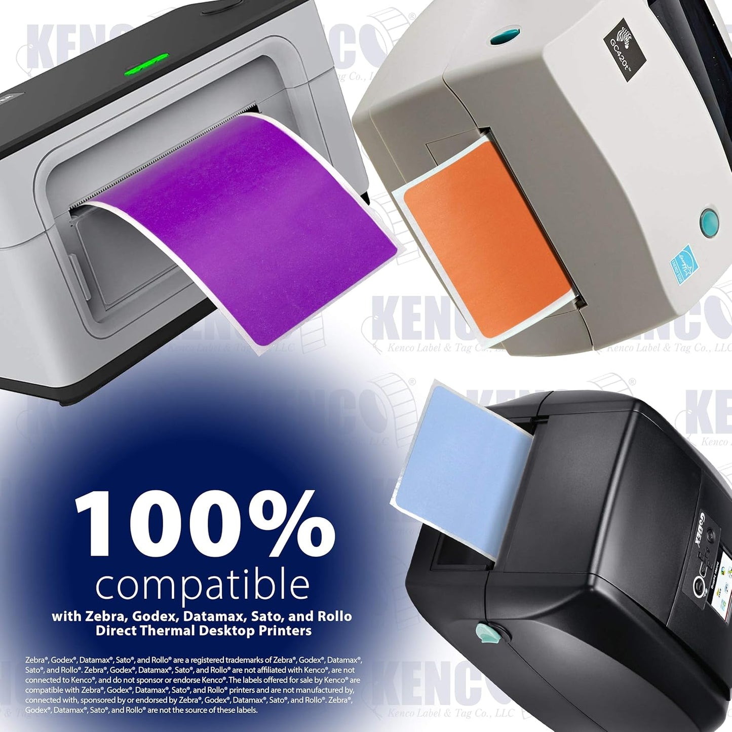 4" X 6" Direct Thermal Perforated Stickers Labels for Shipping Labels, Inventory, and Color Coding - Compatible with Zebra, Rollo, Godex and More (White, Pallet)