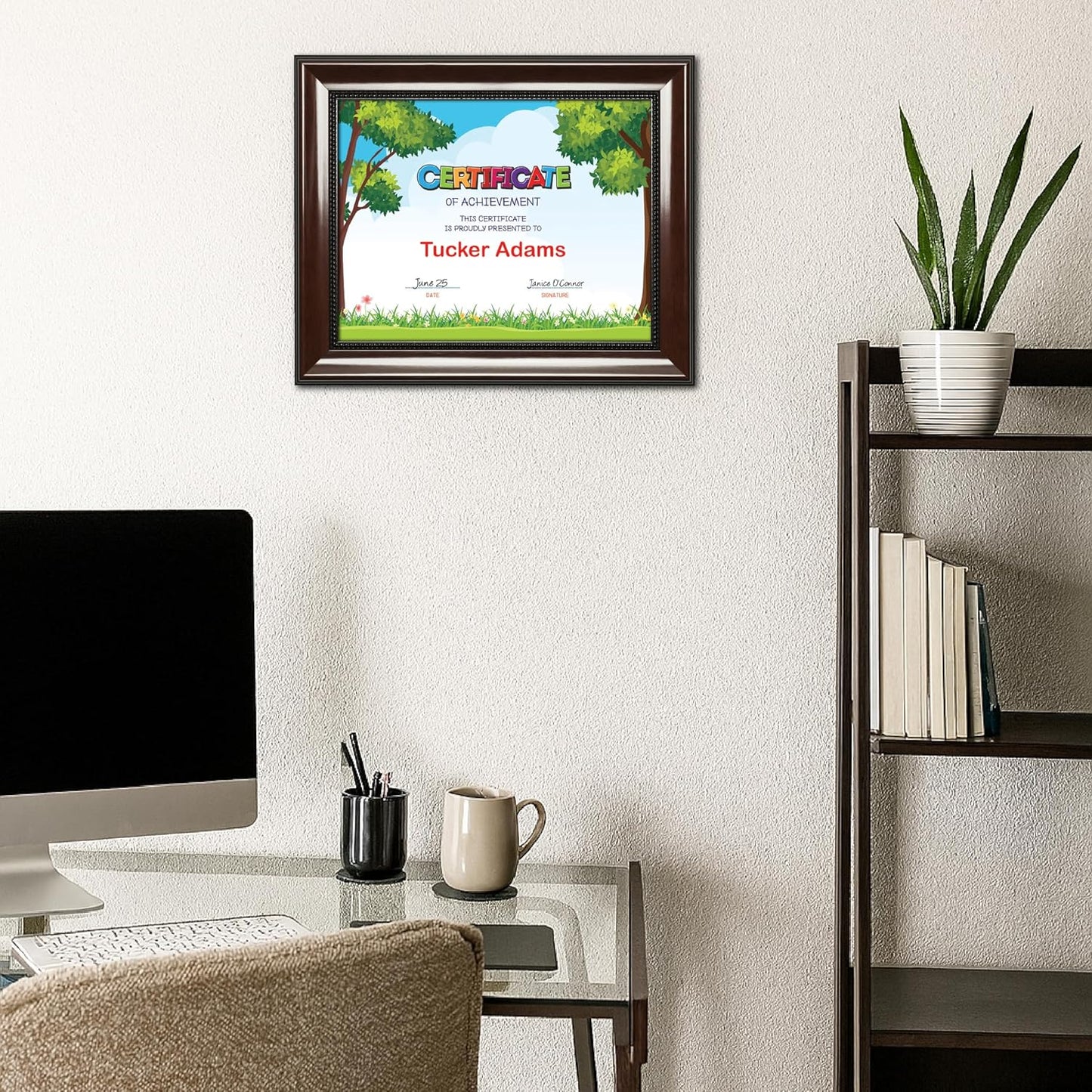 Outside Scene Eco-Friendly Paper Certificates, 8.5”x11”, 100% Recycled Bamboo, Heavyweight Award Certificate Paper, Pack of 15 by Geographics®