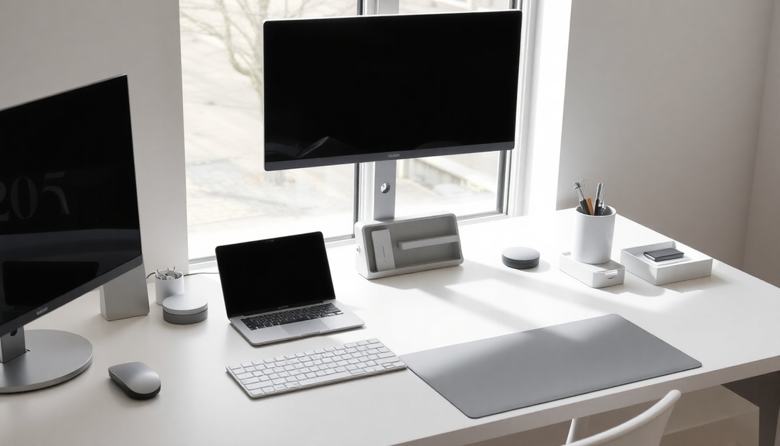 Elevate Your Workspace: Must-Have Desk Accessories for Laptop & Monitor Organization