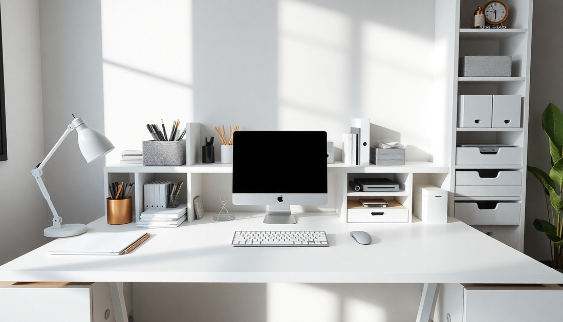 5 Smart Desk Organization Ideas for a Cleaner Workspace