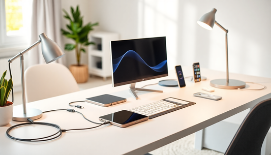 5 Simple Desk Upgrades for a Cleaner, Smarter Workspace
