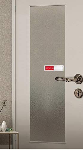 Privacy Sign, Premium Vacant Occupied Sign for Home Office Restroom Conference Hotles Hospital, Slider Door Indicator Tells Whether Room Vacant or Occupied, 7'' x 2'' - Silver