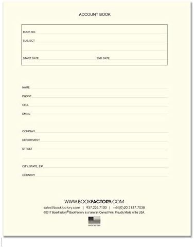 BookFactory Account Book Ledger Book Accounting Notebook (4 Column Four Columns Columnar Book Format) - 96 Pages, 8'' x 10'', Burgundy Cover, Section Sewn Hardbound (ACT-096-S4CM-A-LMT160)-AX