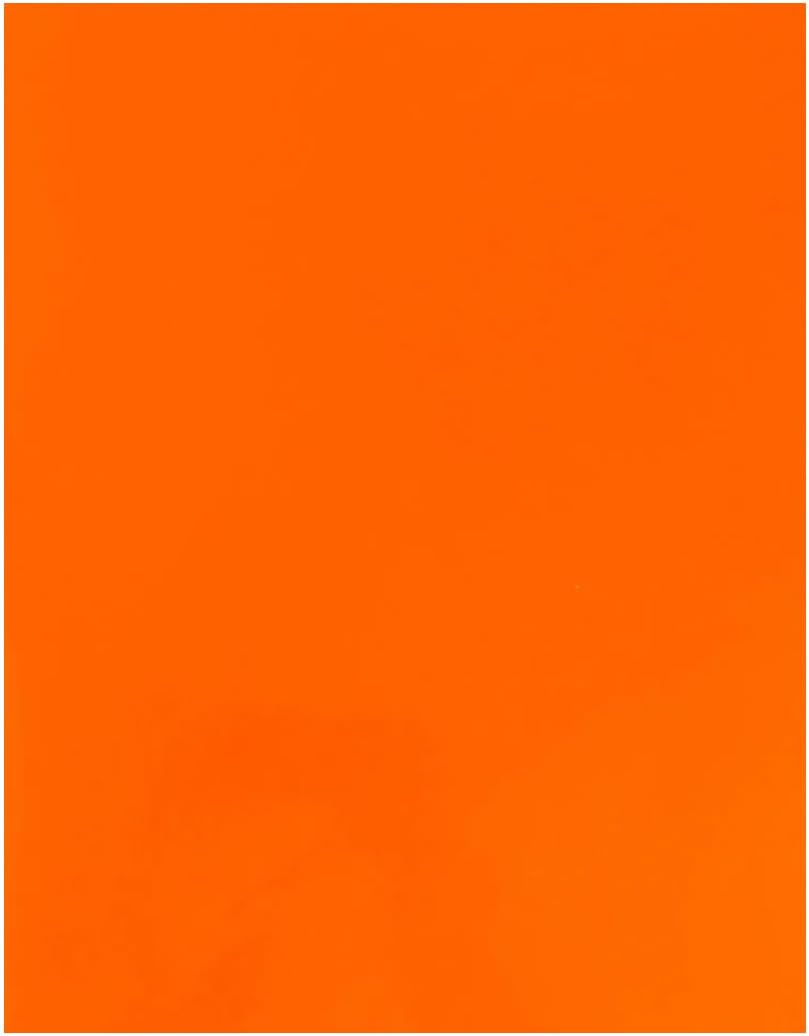 JAM PAPER Custom Printed Semi-Gloss Folders with Round Corner Pockets - Personalized Logo & Text - 12pt C1S - Orange - 250/Pack