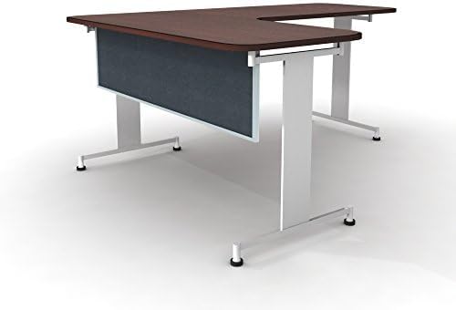 OBEX Acoustic Table Mounted Modesty Desk Privacy & Sound Absorbing Panel for Office Cubicles, 12" x 72", Twilight