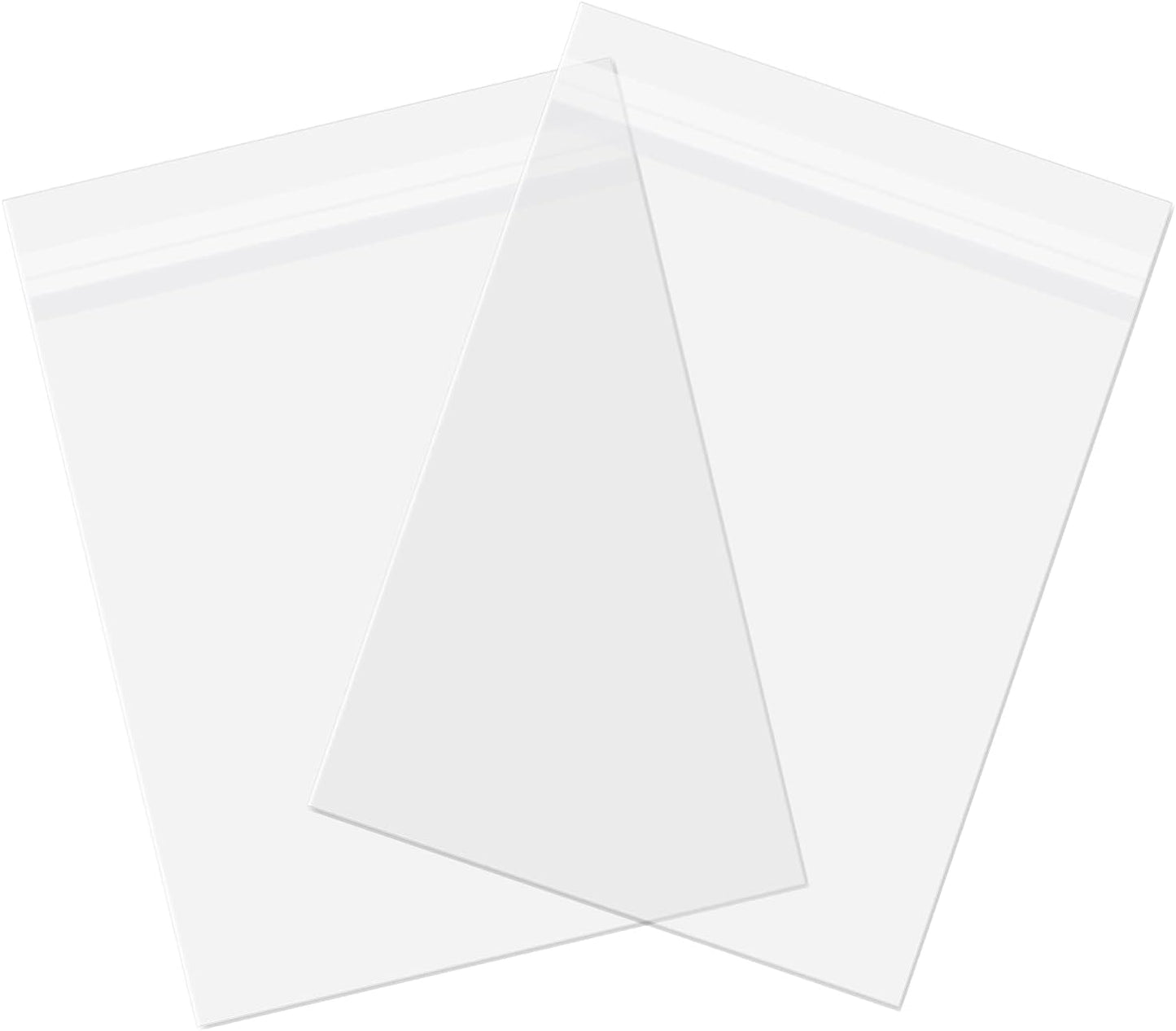 AUEAR 11" x 14" (100 Pack) Clear Plastic Sleeves - Acid Free 1.6mil Crystal Resealable Bags -Fit for 11x14 Prints, Photos, Documents, Clothing, T-Shirt