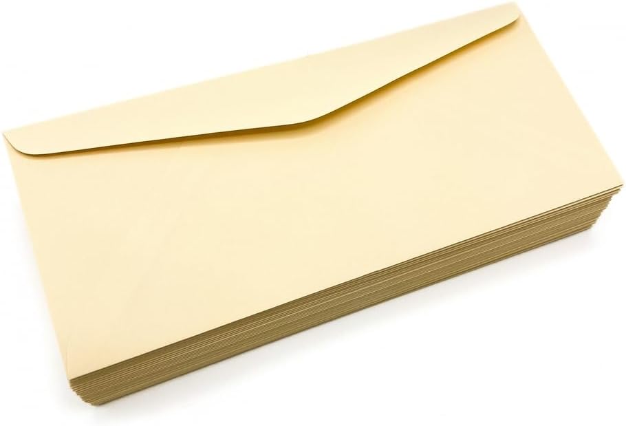 Limited Papers (TM) No. 10 Regular Standard Mailing Envelope - Pastel - Soft - 24 Pound (4.8 inch x 9.5 inch) - Announcement, Invoices, Checks, Letters, Contracts, Business Envelopes (Ivory, 250)