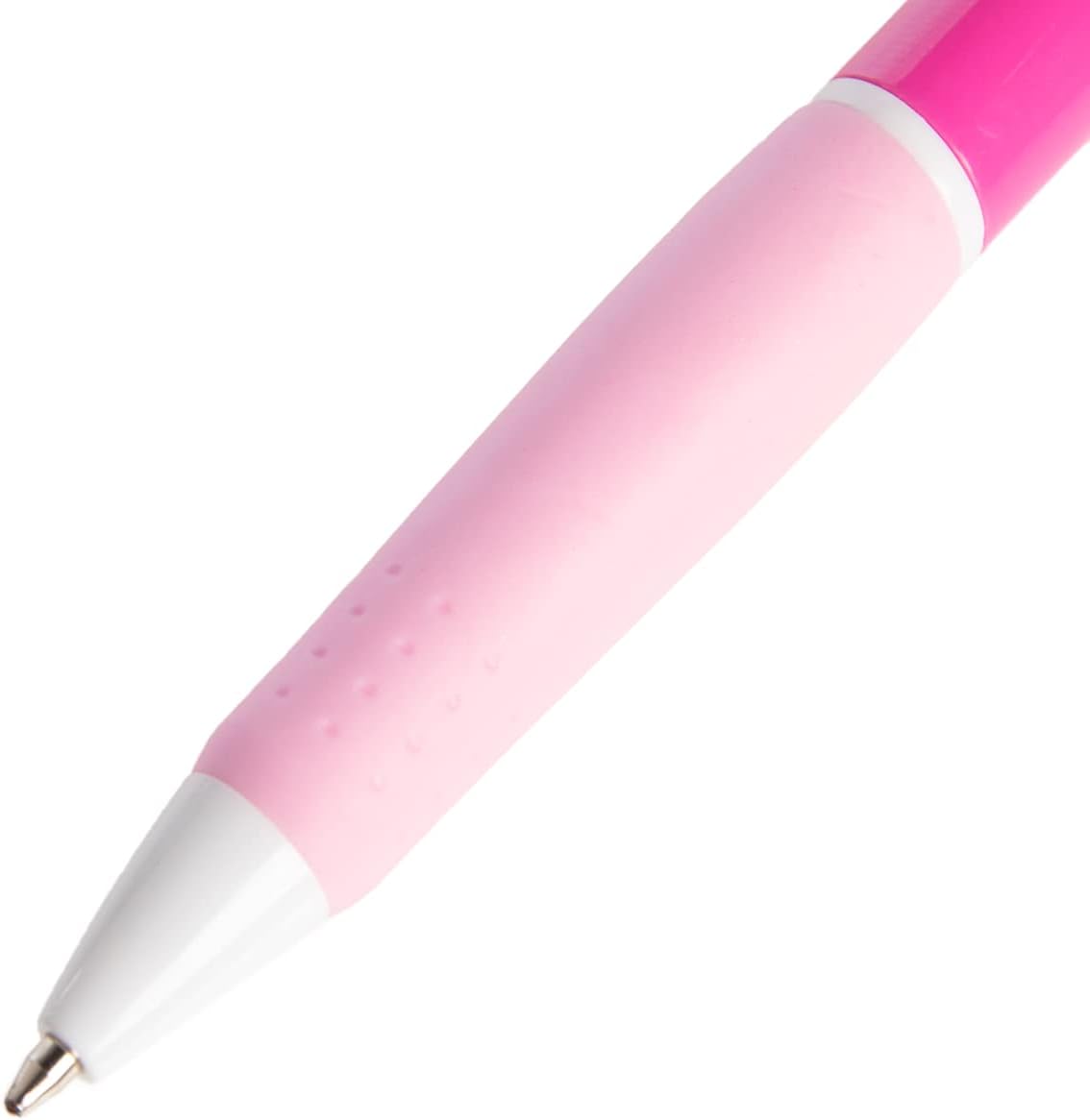 Simply Genius 100 Pack Bulk Office Pens, Retractable Ballpoint Pens in Black Ink, Ideal for Schools, Notebooks, Journals, and Pink Office Supplies (Pink, 100pcs)