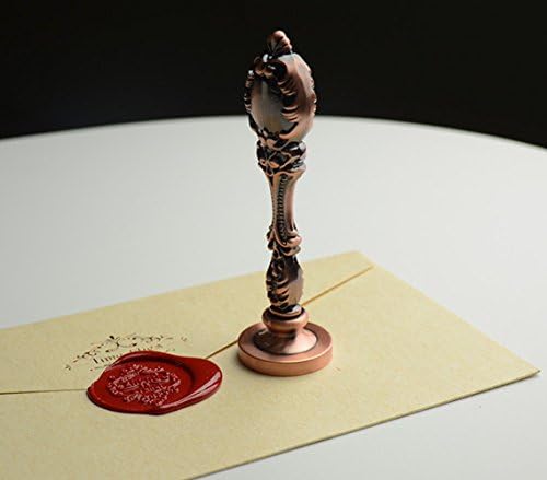MNYR Luxury Dragon Sealing Wax Seal Stamp Vintage Custom Picture Logo Monogram Wedding Invitations Wax Sealing Stamp Gold Metal Peacock Handle Set