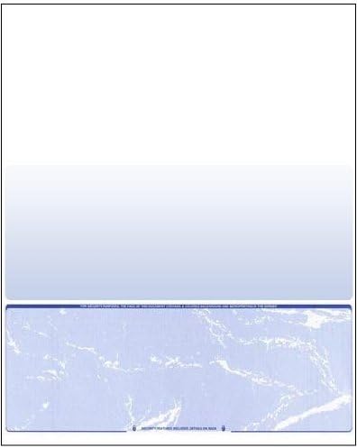 Compuchecks 2500 Blank Checks on Bottom Stock Paper - Compatible with QuickBooks and VersaCheck (Blue Marble) - Print Easy, Secure Computer Laser Checks for Business, Payroll or Personal Use