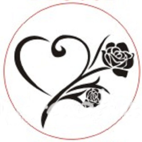 Samyo Stamp Seal Sealing Wax Vintage Classic Old-Fashioned Antique Pattern Set Brass Color Creative Romantic Stamp Maker (Rose)