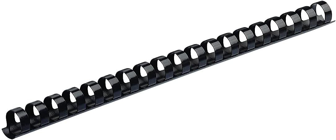 Fellowes Plastic Binding Comb 3/8" Black, 100Pack