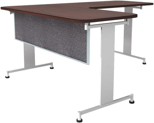 OBEX Acoustic Table Mounted Modesty Desk Privacy & Sound Absorbing Panel for Office Cubicles, 18" x 60", Graphite