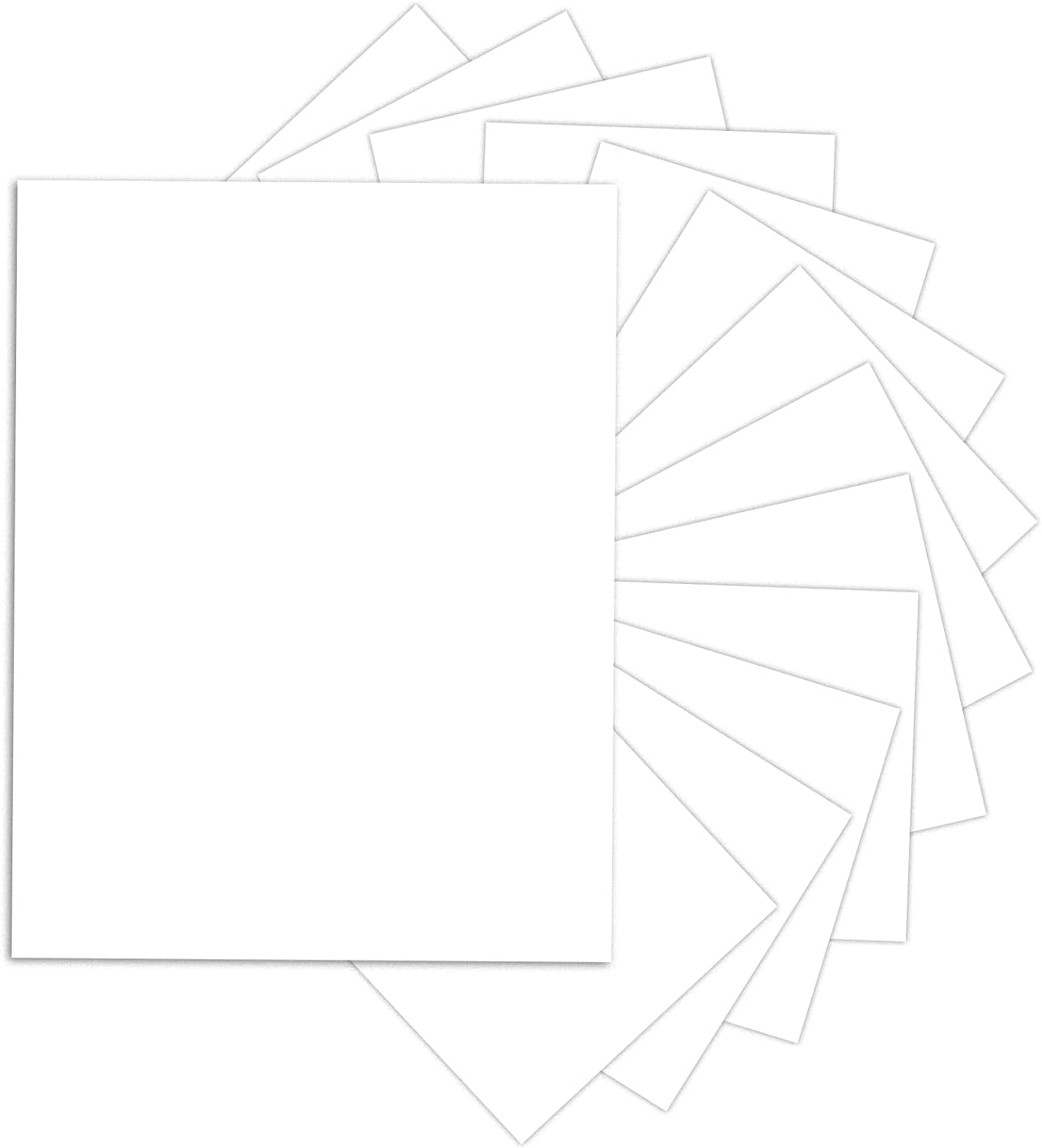 24 Sheets White Cardstock 8.5 x 11 Thick Paper, Goefun 80lb Card Stock Printer Paper for Invitations, Menus, Wedding, DIY Cards