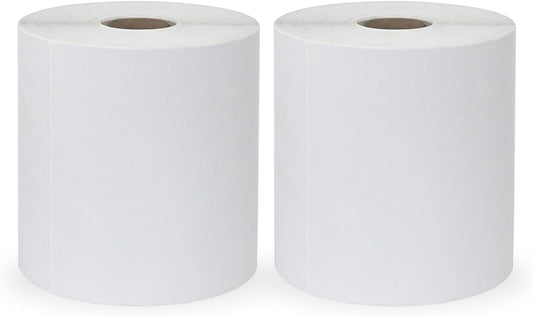 DGBDPACK 4"x6" Direct Thermal Shipping Labels 600 Lables/2 Roll (300 Pcs per Roll) Compatible with Zebra Rollo Beeprt Printer Permanent Adhesive